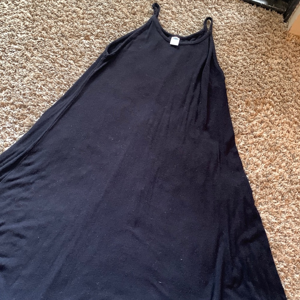 Old Navy. Black dress. Flowy and soft.